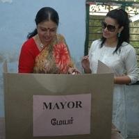 Actor prasanna and Actress sneha voted - stills | Picture 104282